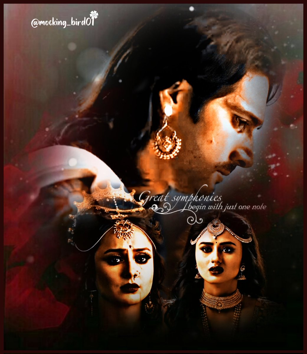 mocking_bird01's tweet image. &quot;Great symphonies begin with just one note.&quot; 😍
#VikramBetaal #SamratVikramaditya #RaniPadmini #Madansena 💕💔#AhamSharma #AhamasVikram
