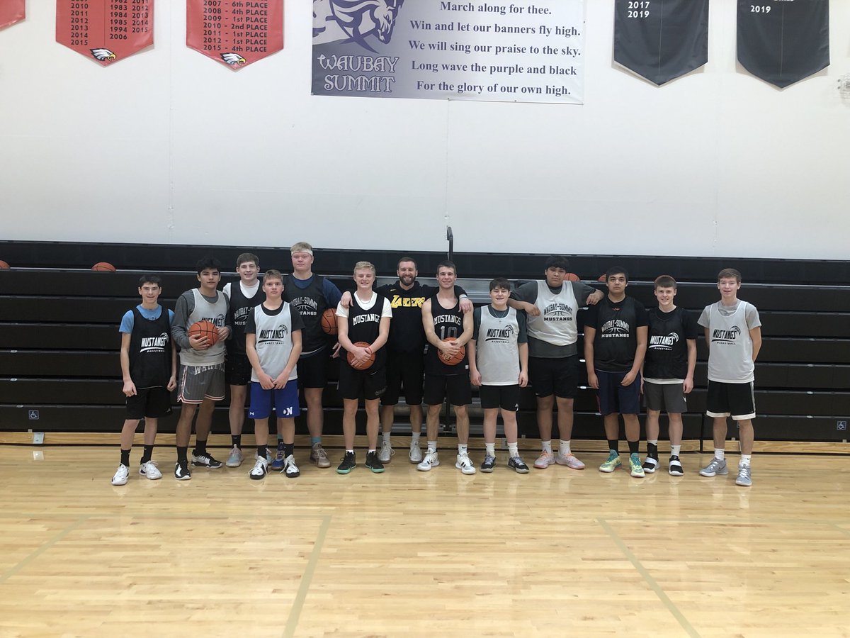 ⁦<a href="/jakneeland/">Jake Kneeland</a>⁩ swung by practice today to spend sometime with the team! Great message about making sure your a great teammate! Great guy inside and out!