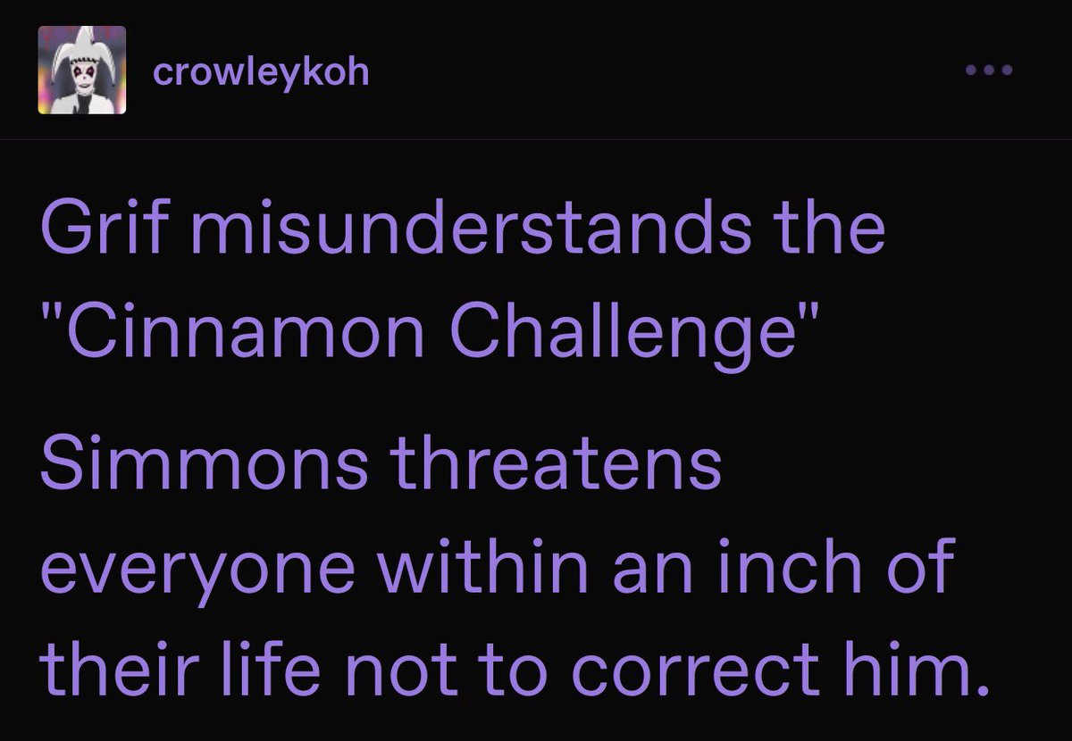 Crowleyk0h's tweet photo. Was thinking about the old "cinnamon challenge" and of course Grif's idle Cinnamon nickname from practicing his apology sooo 
#redversusblue #rvb #dextergrif #dicksimmons #rvbsimmons #rvbgrif #grimmons https://t.co/3hHkmT3w1g