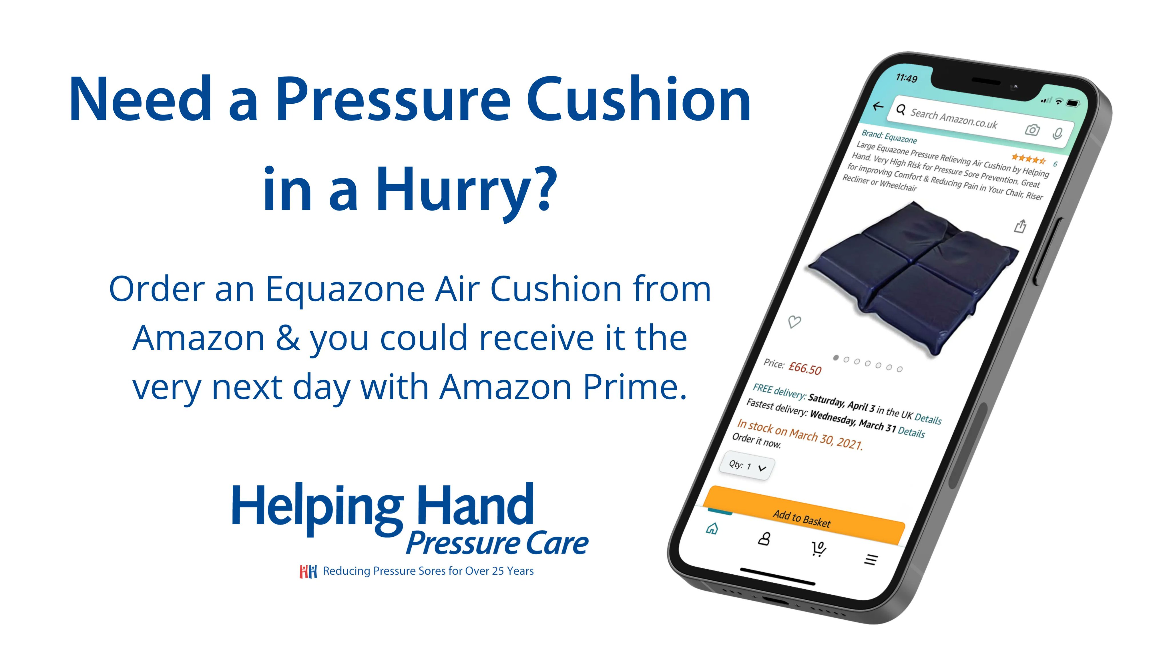 Equazone Air Cushion  Helping Hand Pressure Care