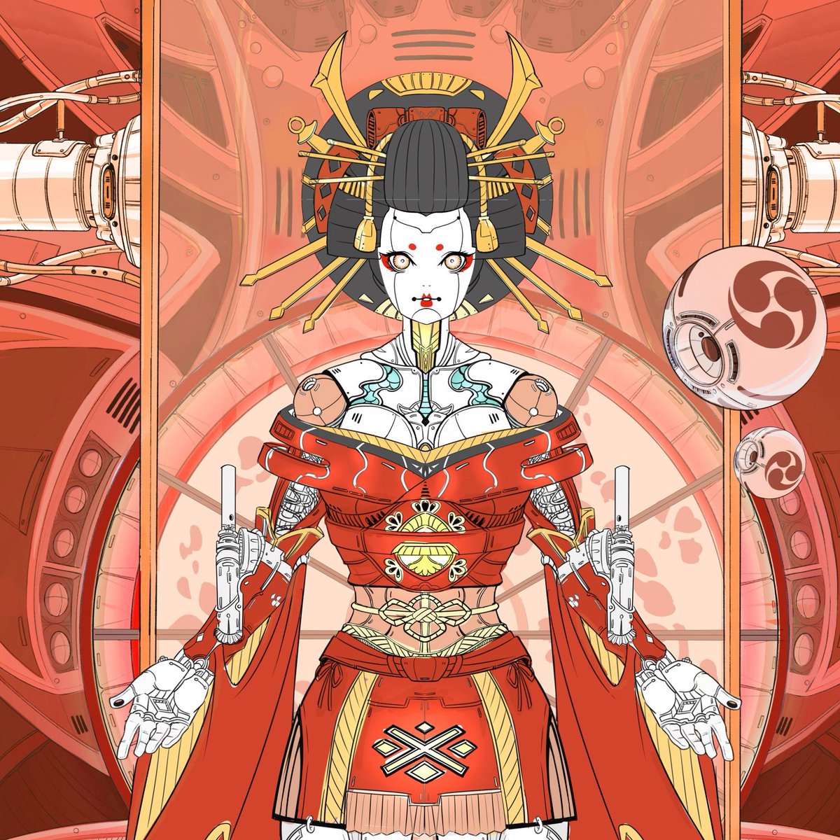 Geisha is the new topic of Dr. Susanoo🎎
Trying something new now🥰

Follow &amp; retweet if u like it :)

#NFT #nftart #geisha #anime #cyberpunk #CyberpunkisNow #fnd #Foundation #bladerunnerblacklotus #Robotech #robot #Robotics