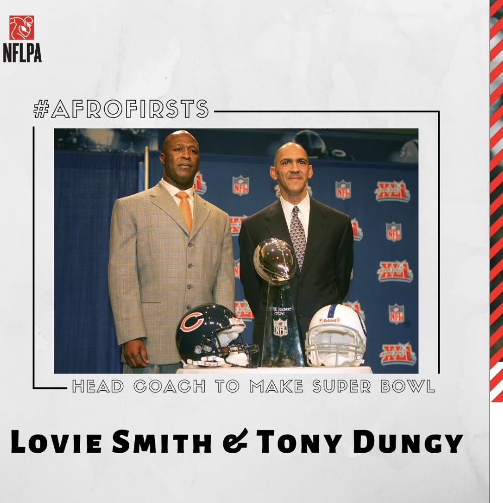 NFLPAFmrPlayers's tweet photo. As 2021 ends we're taking a look back at some of our top FP posts from each month. Follow along w/ the 2021 FPSD Rewind as we highlight our Top 12. #NFLPAFraternity
.
.
Jan: FP Highlight - Jeff Allen
Feb: #Afrofirsts Lovie Smith & Tony Dungy
March: FP Highlight - Nnamdi Asomugha https://t.co/U6DxzC2ySp