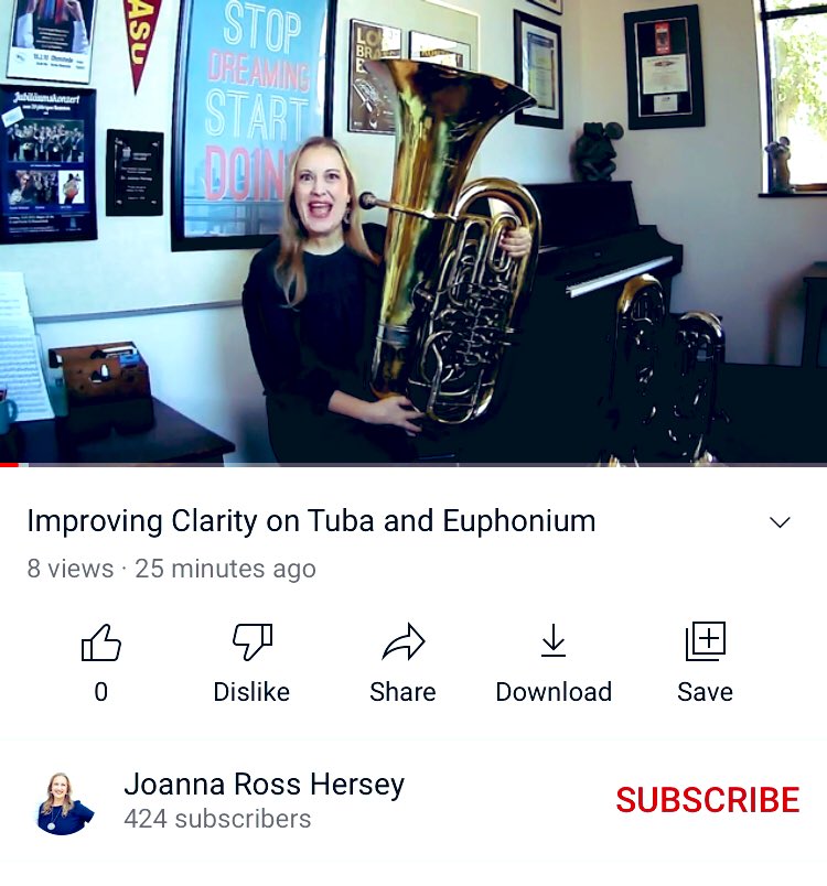 JoannaHersey's tweet image. New video this morning, installment three in my series on tone, rhythm, clarity and flow. I play three examples, including an excerpt from Portia Njoku’s Fanfare for a King, composed in honor of MLK youtu.be/qhM1c63mt1s #studioclass