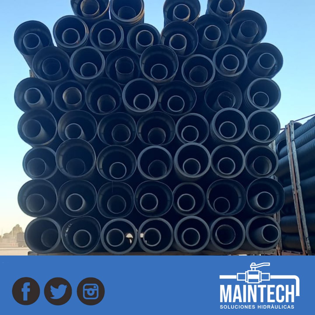 MaintechH's tweet photo. Últimas entregas del año.

Tubo de polietileno corrugado para drenaje sanitario. 

Tampico, Tamaulipas.

#peadcorrugado #drenajepluvial #drenajesanitario #urbanizacion #polietileno #polietilenocorrugado #maintechsoluciones #materialesdeconstruccion https://t.co/IFAnhePCsV