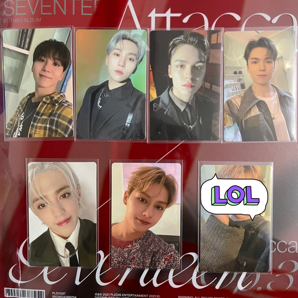 ༘ wtt lft seventeen svt ˎˊ˗ 𓏳 svt attaca carat ver. have: first