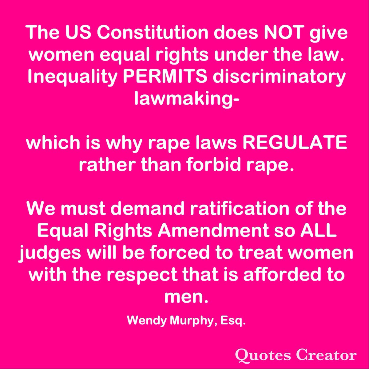RethinkingEve's tweet photo. #ERANow #UnblockERA #PublishERA #RiseUp4ERA
#WAKEUP https://t.co/5wqUI9GH3C