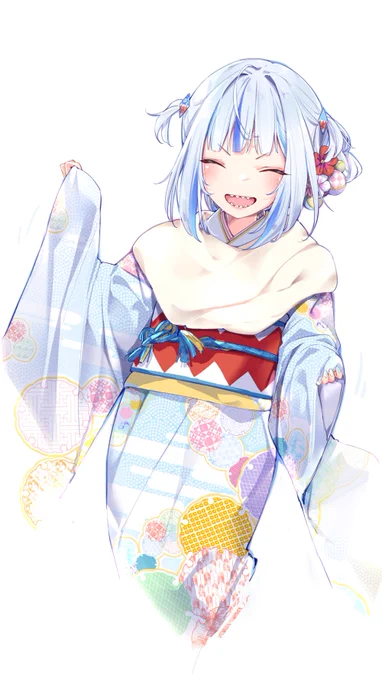 #gawrt 
振袖gura 