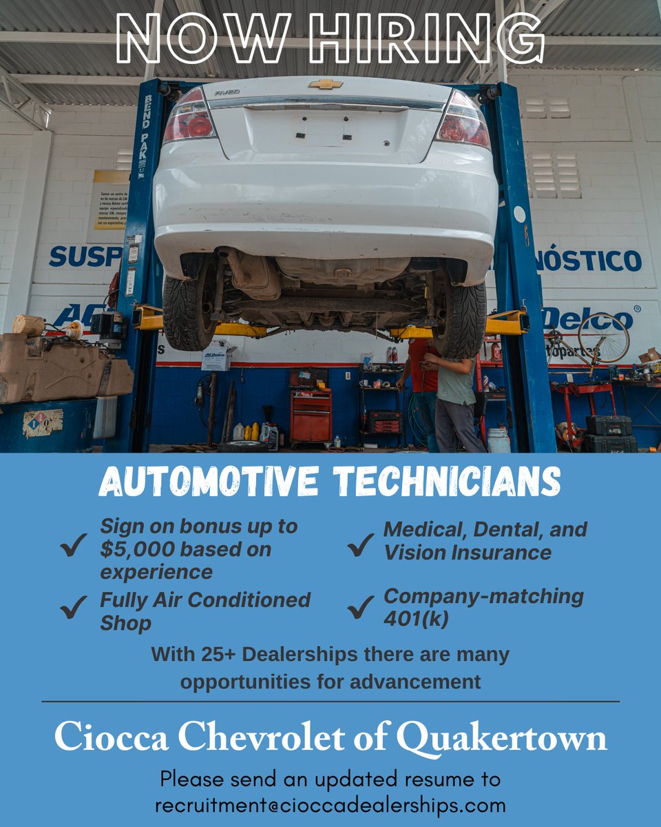 Ciocca Chevrolet of Quakertown (ChevyQtown) Twitter