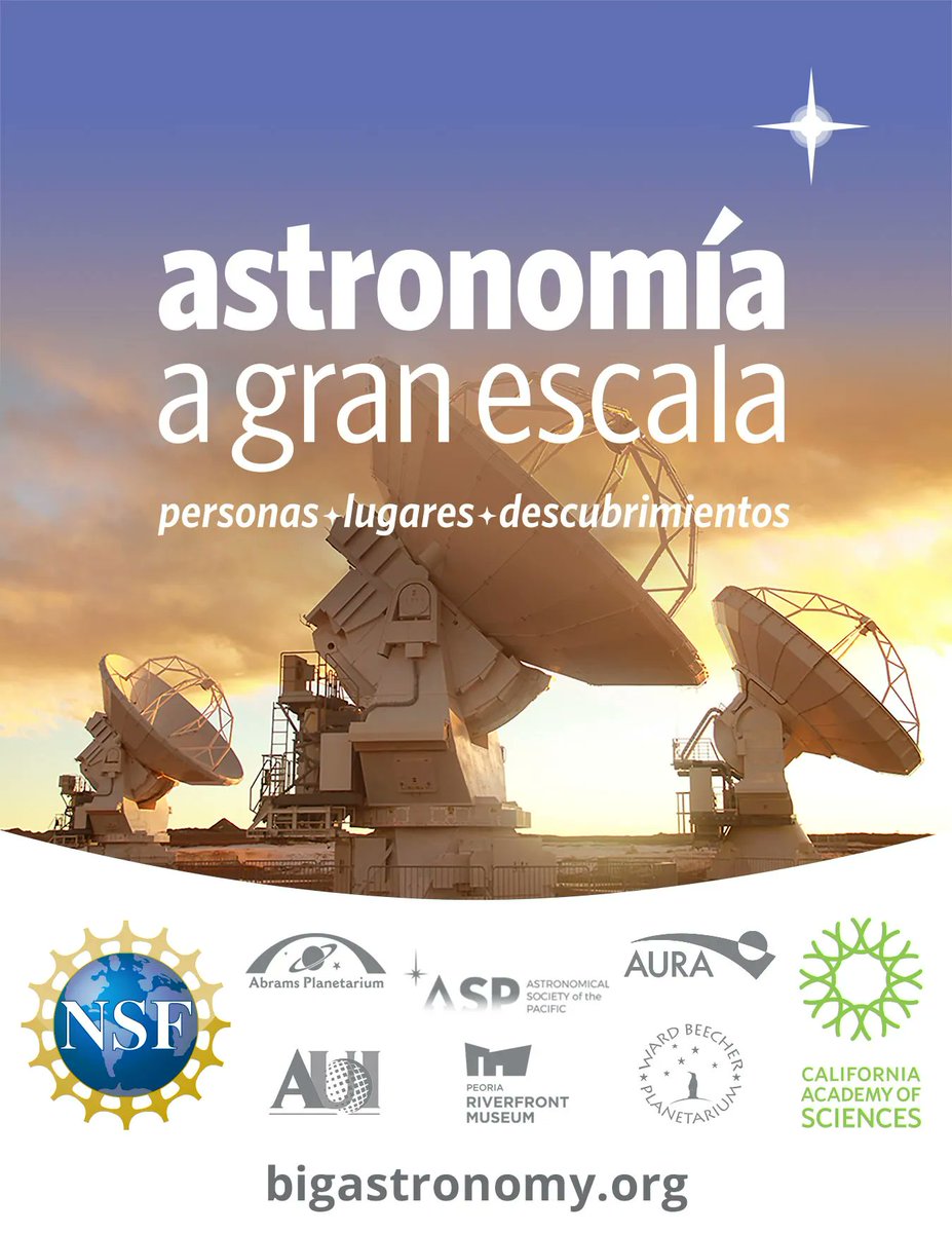 ¡El espectáculo de planetario #BigAstronomy inspira a las personas a seguir #STEMcareers! Explore los observatorios de clase mundial y descubra por qué Chile crea un entorno ideal para estudiar el cosmos. Si desea saber más sobre el programa, visite: buff.ly/2TtTwf0
