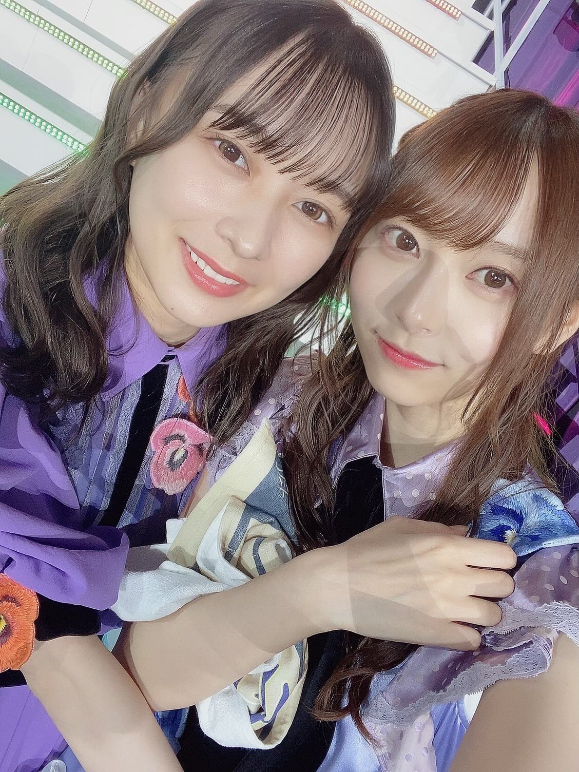 弓木奈於 鈴木絢音 乃木坂46 直筆 チェキサイン入りポラロイド