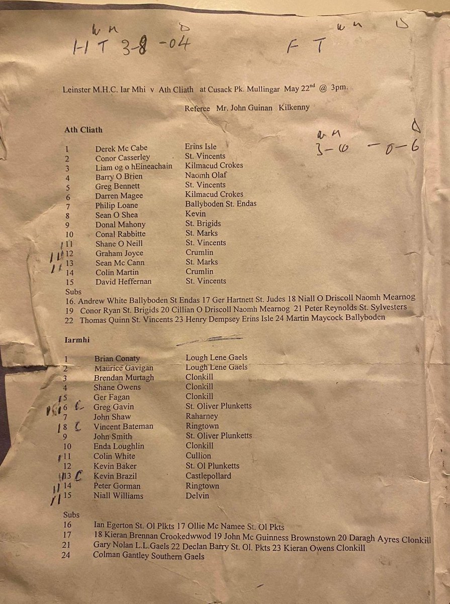 Another rare programme the 1999 Leinster hurling game <a href="/westmeath_gaa/">Westmeath GAA</a>  v Dublin. #gaacollector