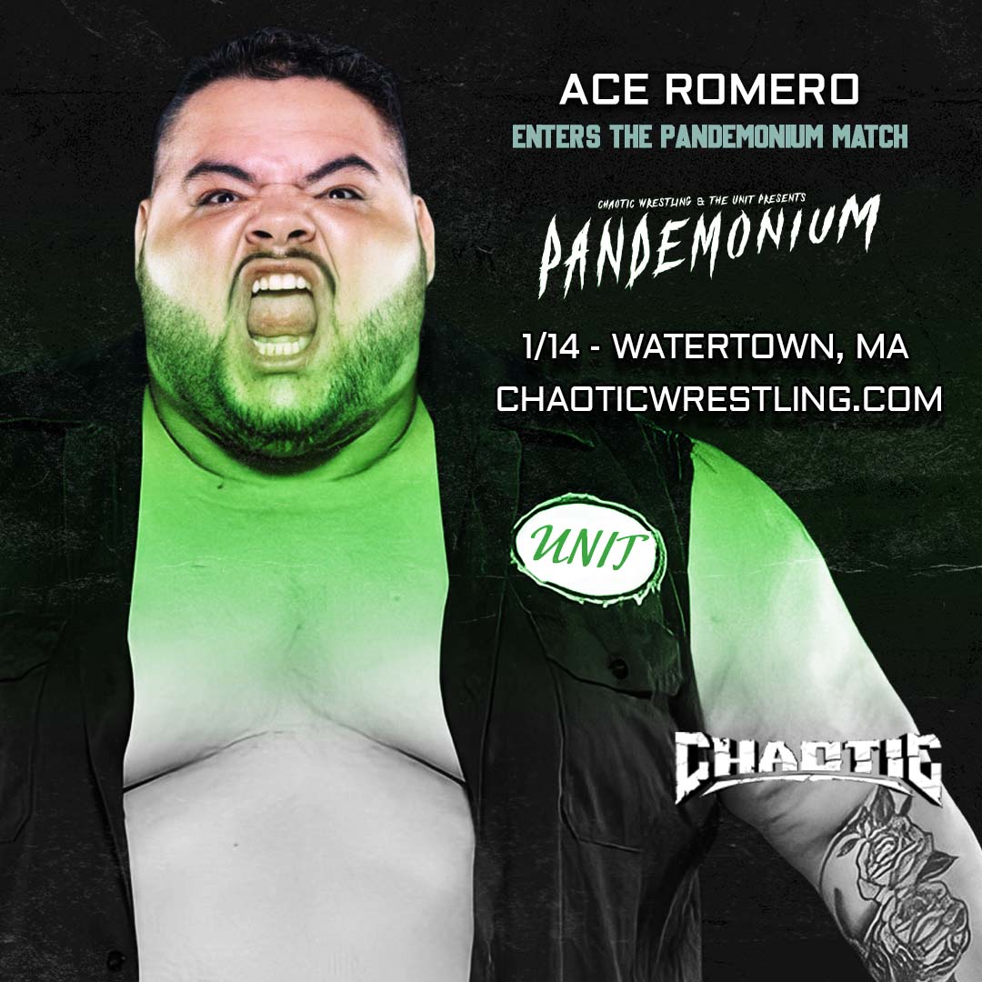 ChaoticWrestlin's tweet photo. The Pandemonium Main Event is filling up!

🔥 @THEACEYROMERO 
🔥 @ShannonLevangie 
🔥 @ManOfSteelMV 

Plenty of spots left 👀

1-14 | Watertown, MA
https://t.co/DZCpSrwiEx

#TheUnitPresents #ChaoticPandemonium https://t.co/KYH30fiaRv