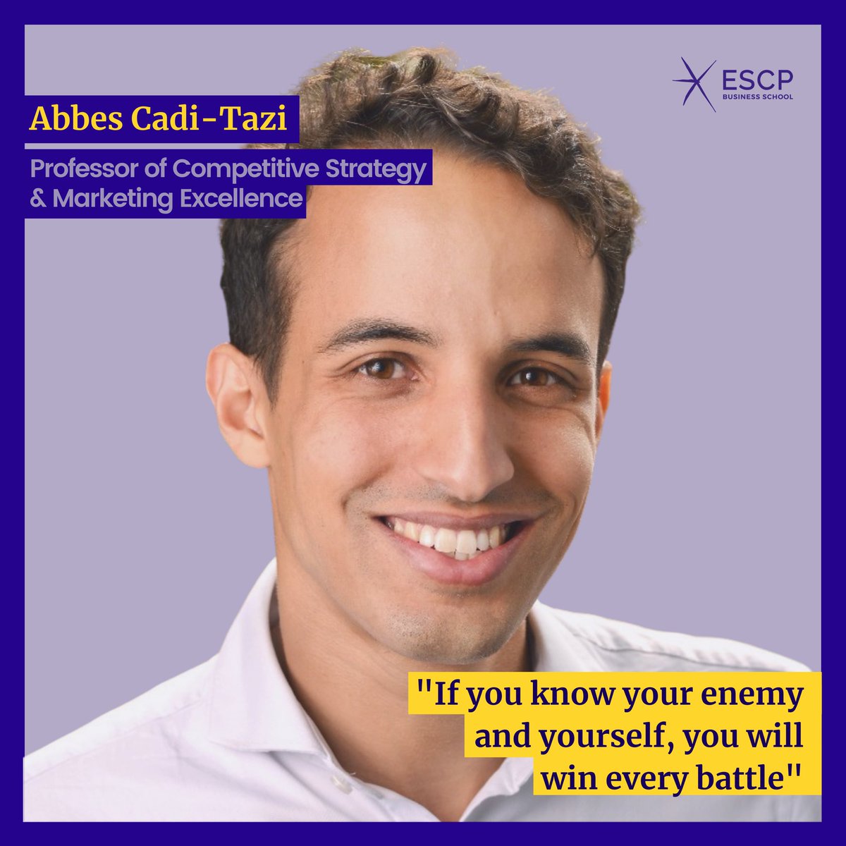 We had the pleasure of having Abbés Cadi-Tazi as our Competitive Strategy and Marketing Excellence professor. He taught us through group work how to achieve a #competitive #intelligence and a #positioning strategy for a pharmaceutical product.