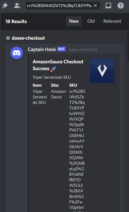JamalWilliam16's tweet photo. Consistency is key 18 PS5 checkouts 14 stuck. Thank you @ViperAIO_ &amp; @Sauceservers for always coming through https://t.co/nC8PNWsCS9