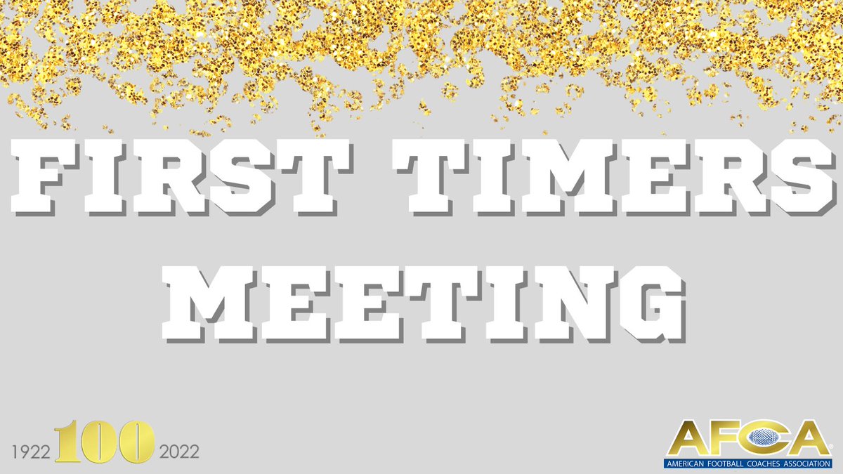 WeAreAFCA's tweet photo. Are you attending the AFCA Convention for the first time this year❓

If so, don't miss the First Timer's Meeting on Sunday 1/9 from 1-1:50pm in Hemisfair C2. 

@CoachFredT will discuss how you can navigate the convention to get the most from these 3 days in San Antonio! https://t.co/UnXiLOEXLJ