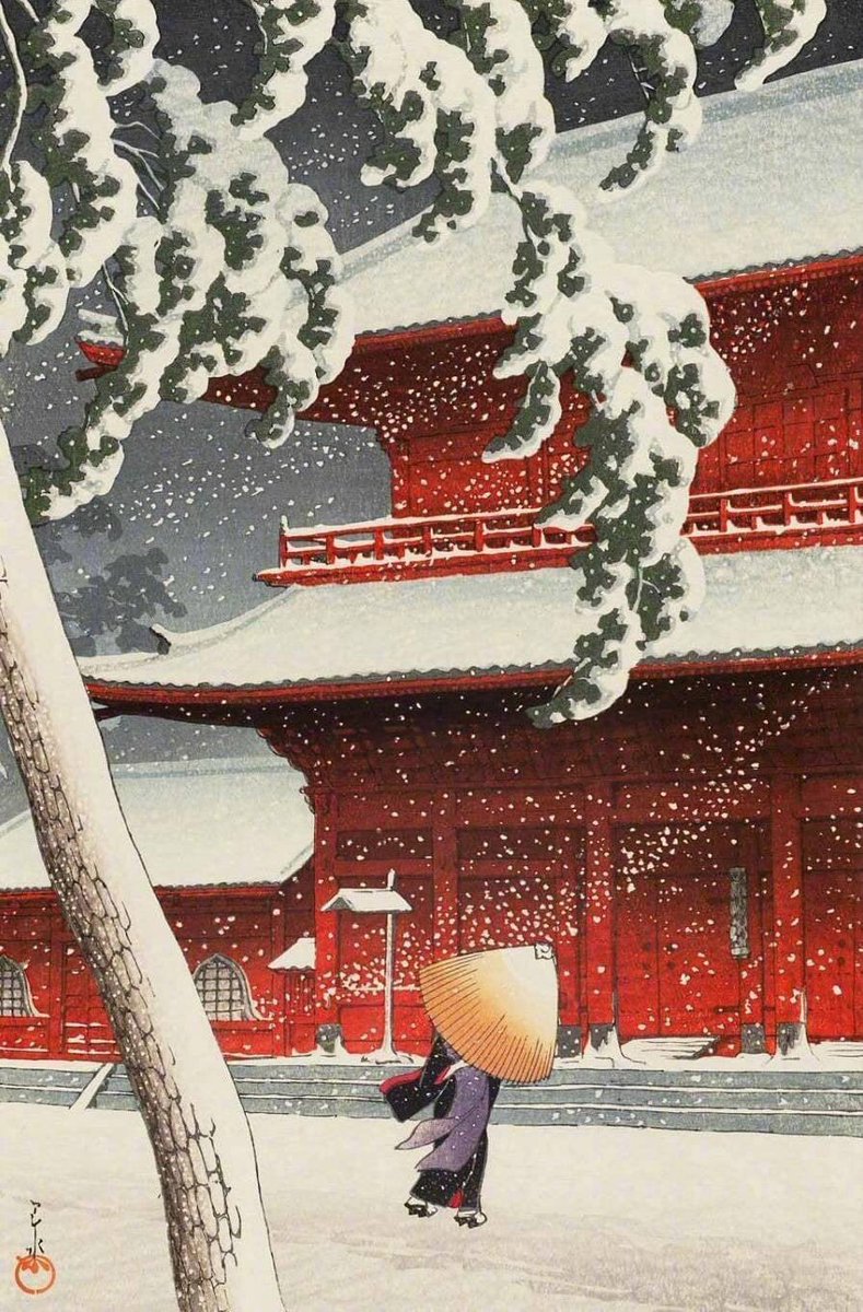 olgatuleninova's tweet photo. KAWASE HASUI (Japanese, 1883-1957) https://t.co/XNiKkt3fXE