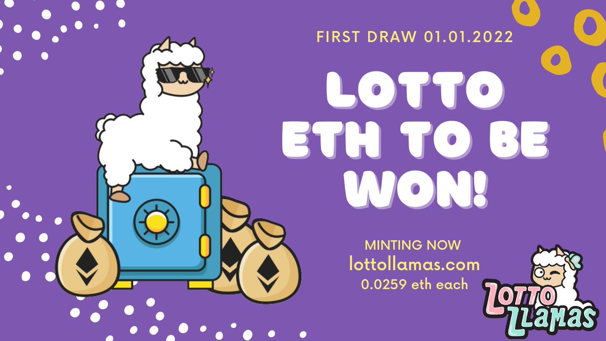 <a href="/cameron/">Cameron Winklevoss</a> <a href="/LottoLlamas/">Lotto Llamas | minting now</a> give you ETH airdrops 
#NFT 
#NFTCommmunity 
#nftart 
#nftcollectors