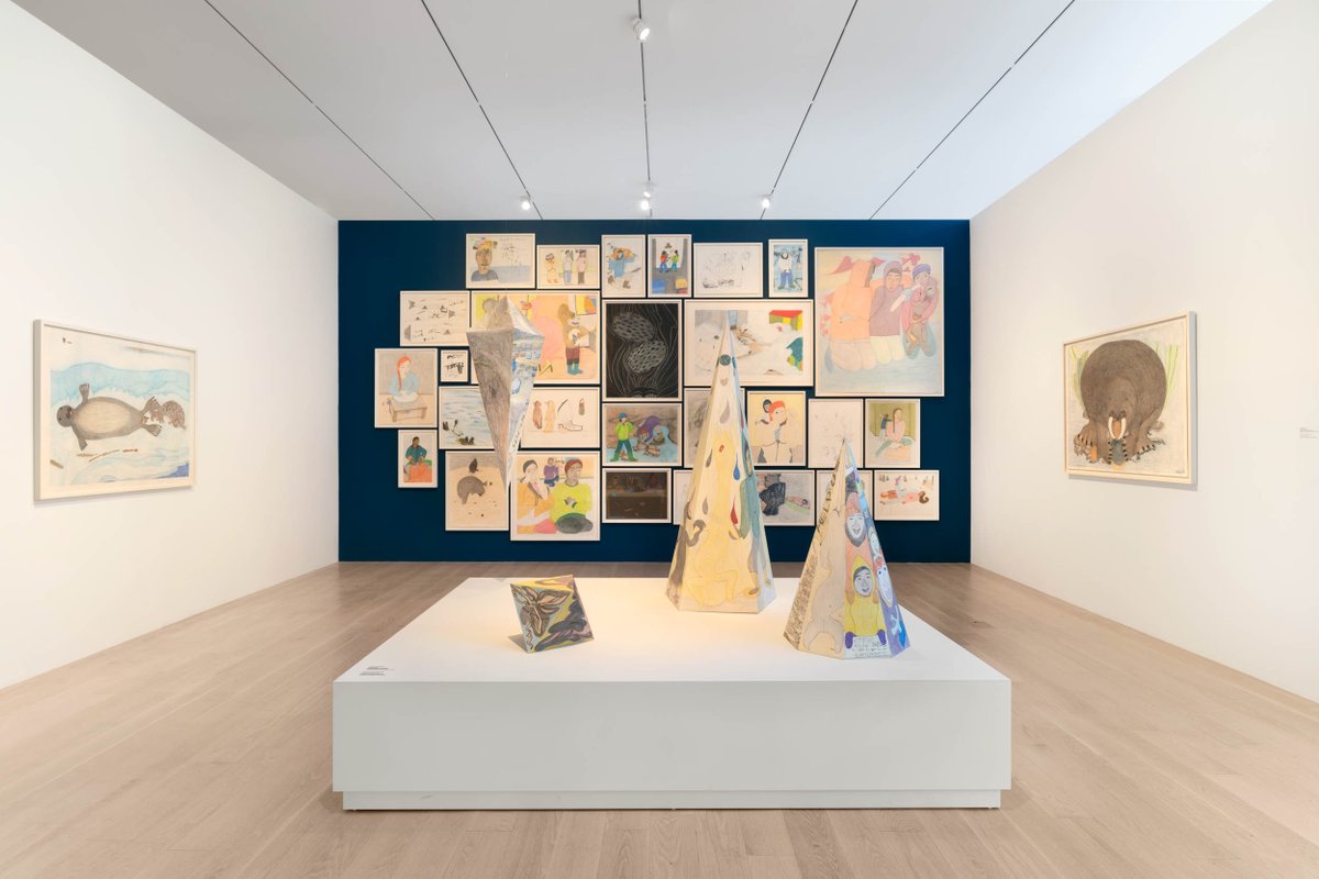 icamiami's tweet photo. #ICAonview: ICA Miami presents “Shuvinai Ashoona: Drawings,” the artist’s first US museum presentation featuring a series of enigmatic drawings and prints observing the evolution of indigenous Arctic life. https://t.co/XK8gVMMeOu