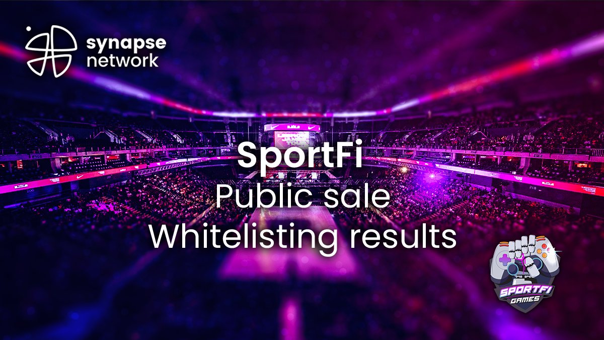 🔥 @sportfiofficial Public Sale whitelisting result! 🔥

🔍 Go ahead and check if you're one of the winners
synapsenetwork.medium.com/sportfi-public…