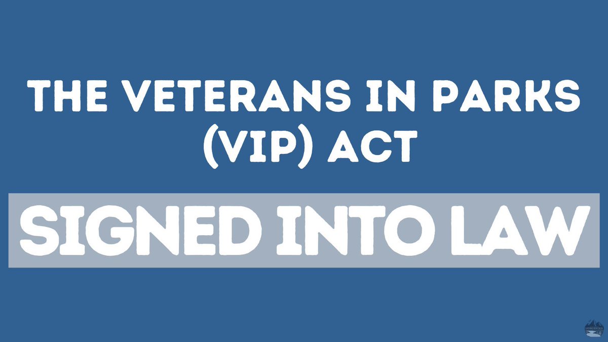 RepJerryCarl's tweet image. The #VIPAct has been signed into law! I am proud to support this bill which ensures our veterans and Gold Star Families get free access to our national parks.