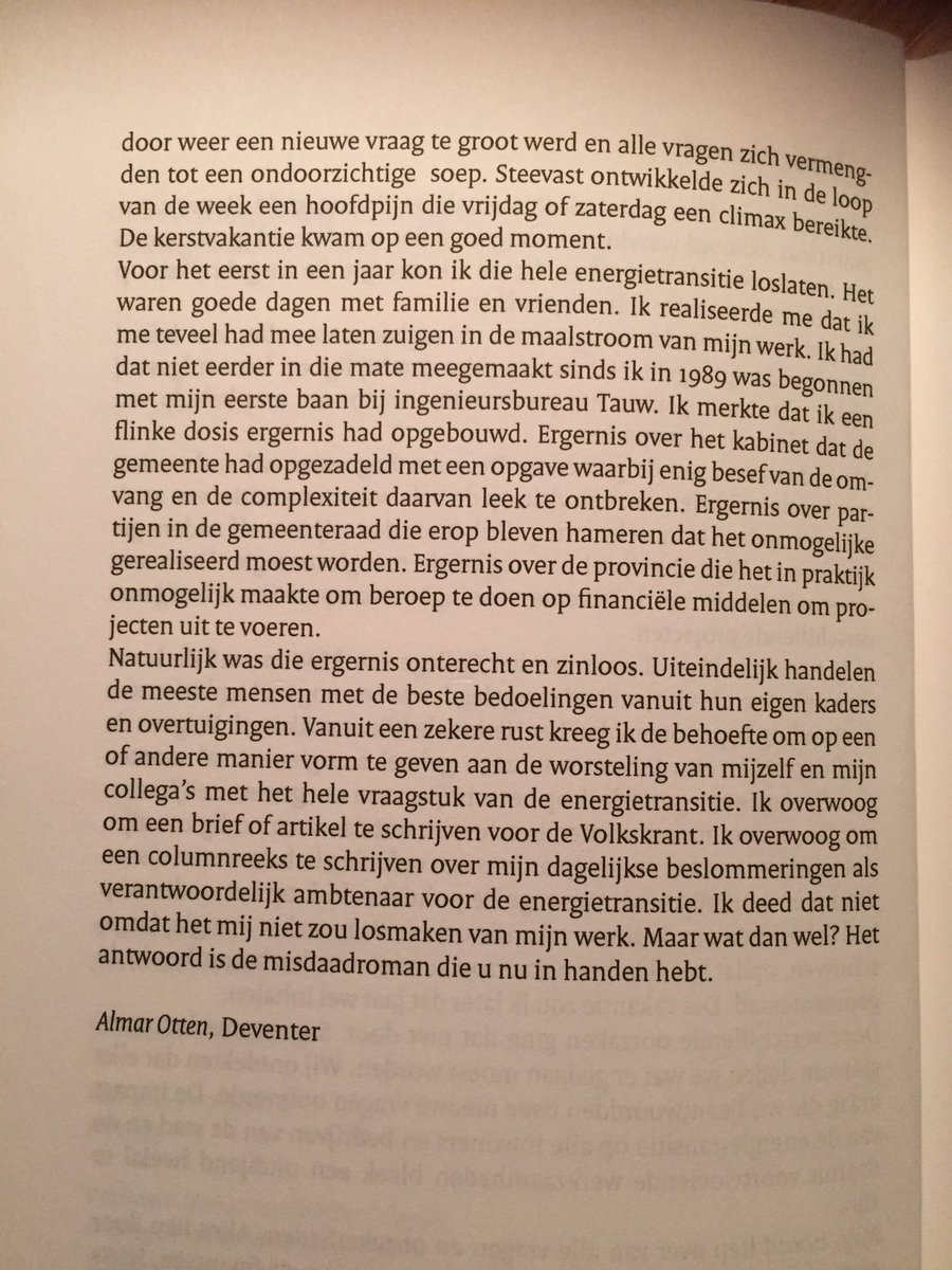 Lezen @bibliothecarin dat top #Boek De #Ambtenaar van <a href="/AlmarOtten/">Almar Otten</a> ! -

Wat een overeenkomsten met de kwaliteit van #D66 en #GroenLinks in #Amersfoort mbt de #Res -
.