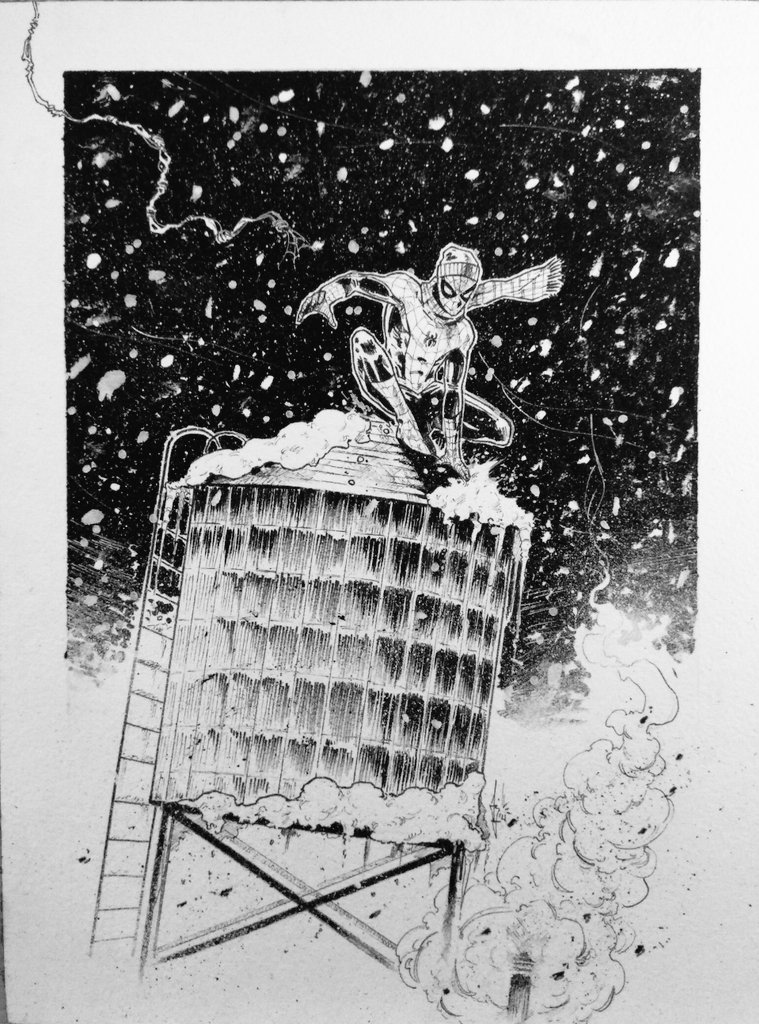 adrianBcomics's tweet photo. SPIDEY! 🌨️❄️🕷️🕸️
This is the last commission of 22 overwhelming requests I received back in 2020!! What a ride!! 🙌🏻💥
I'll open more slots in 2022 so stay tuned! Thanks to everyone that asked for one and for your patience.
This is the year, let's go! #MARVEL2022
#SpiderMan https://t.co/yZFBHBnLBd