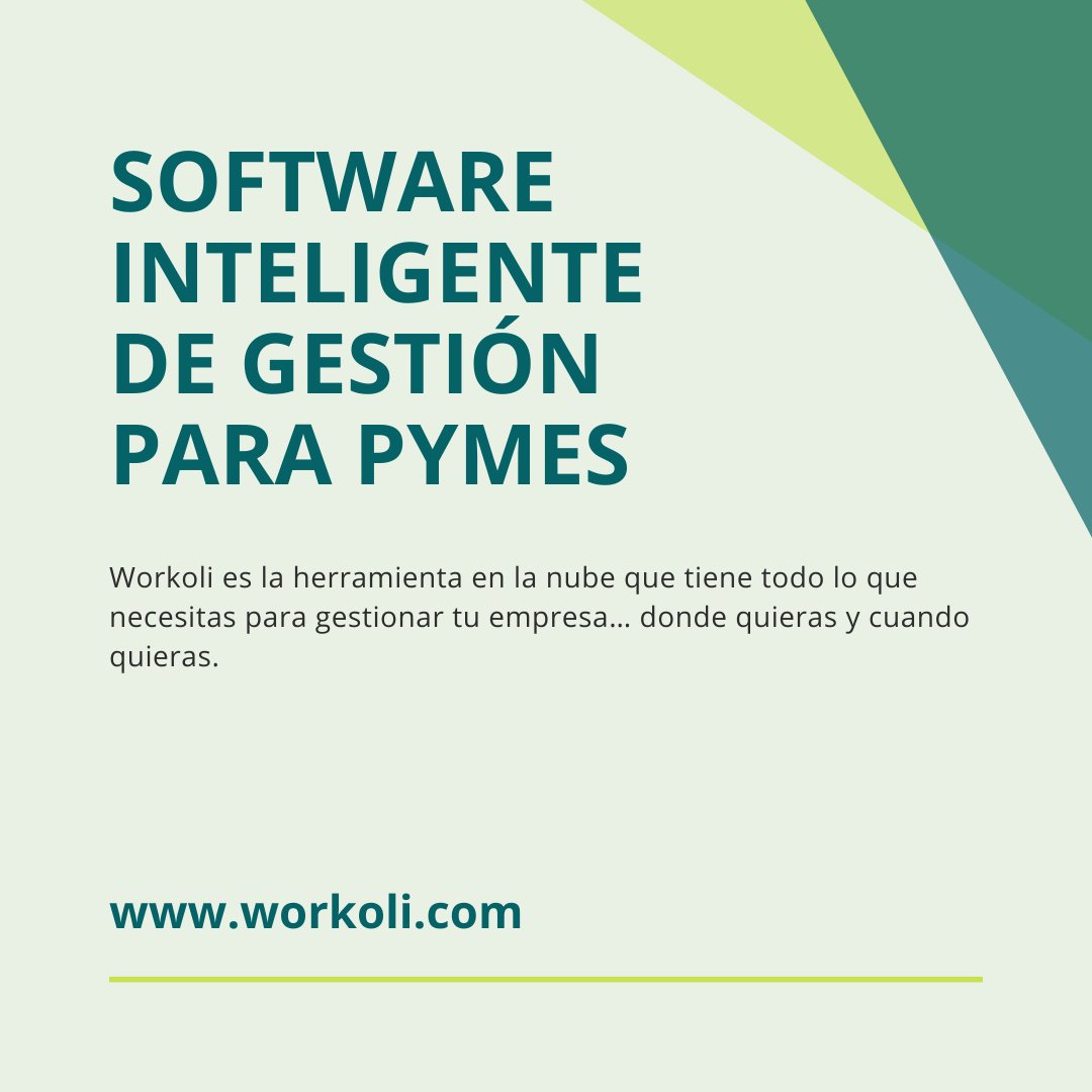 🚀 Software inteligente de gestión para pymes.

🌐 workoli.com

🔑 #workoli #crm #rrhh #facturacion #gamificación #talento #contabilidad #leads