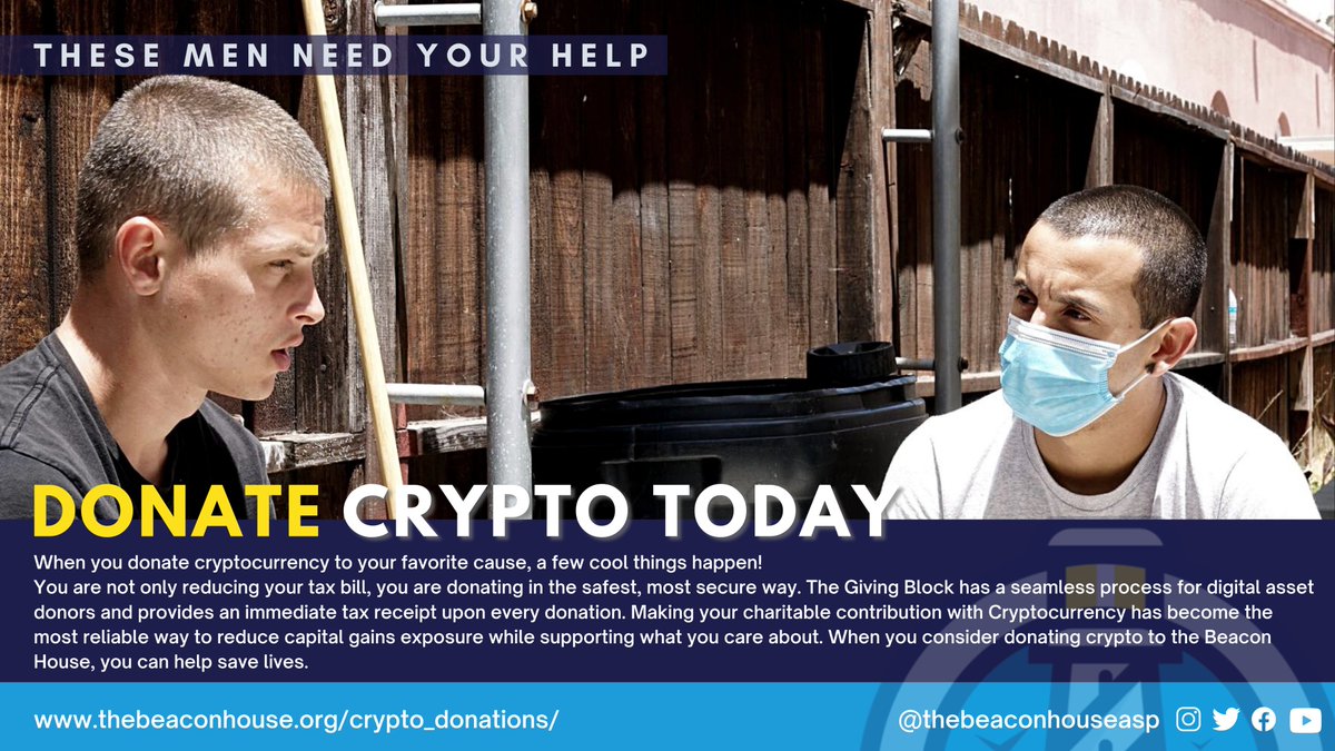BeaconHouseASP's tweet photo. Making a donation with Crypto has become the most reliable way to reduce capital gains exposure while supporting what you care about! The Giving Block has a seamless process for digital asset donors &amp; provides a tax receipt for each donation.#BagSeason #DonateCrypto #GivingSeason https://t.co/9CQx67dQmm