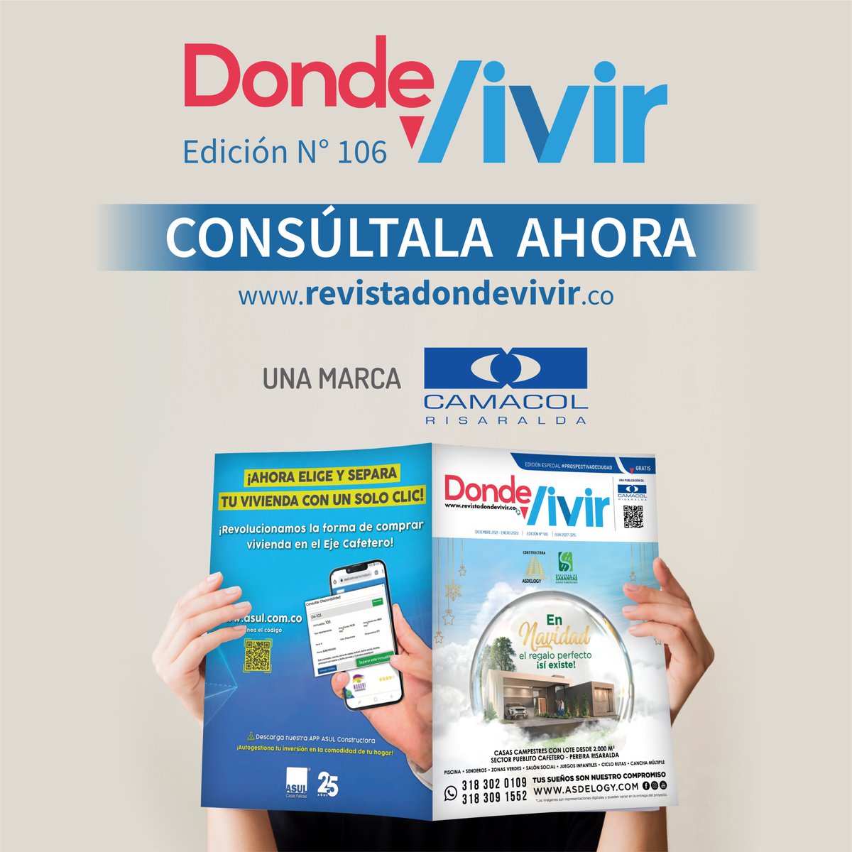 Edificio en construcciónEdificio de oficinasCasa con jardín Disponible la edición especial No 106 de la Revista donde Vivir....

Consúltala Ahora y conoce los mejores proyectos de vivienda de la región

Ingresa en revistadondevivir.co

#dondevivir #camacolrisaralda #soycamacol