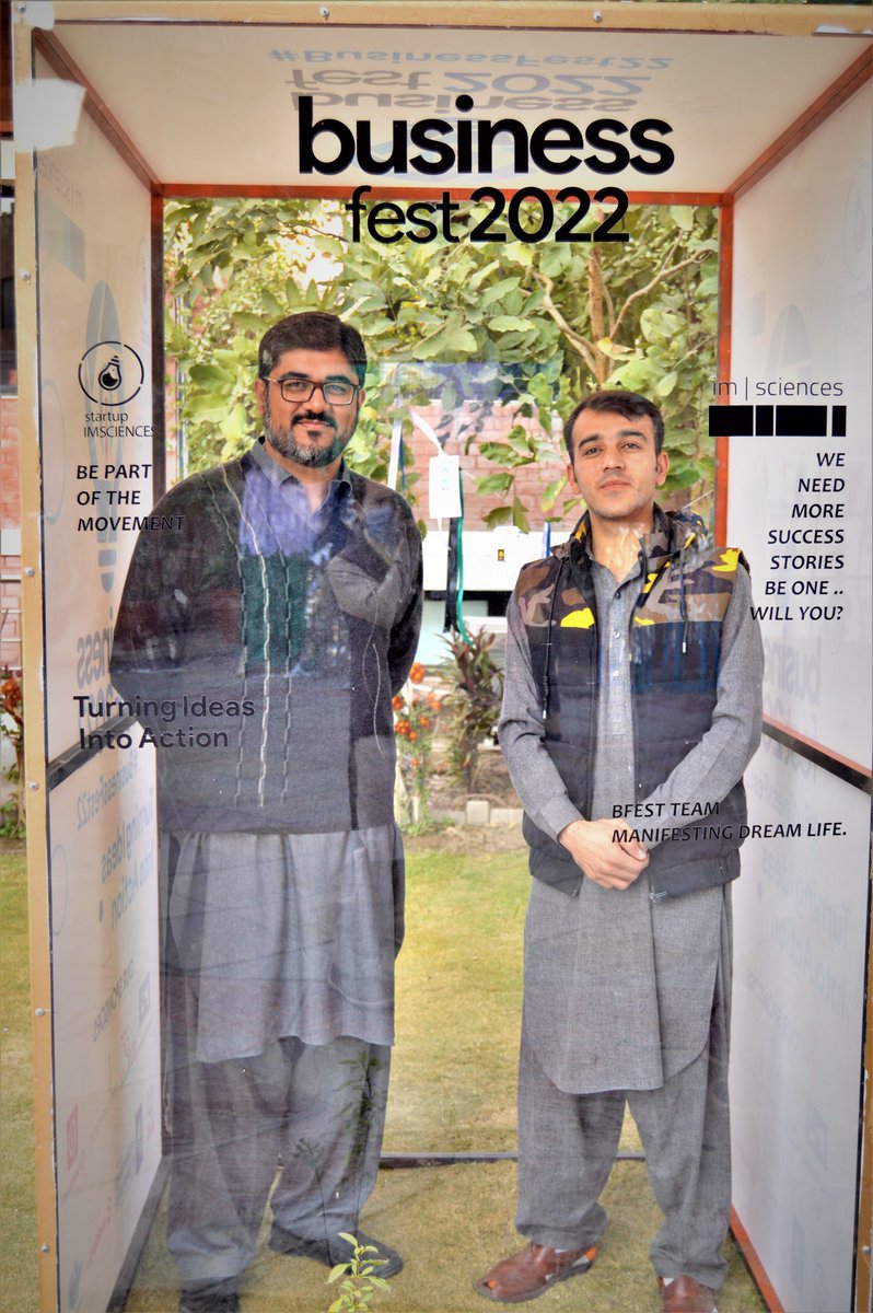 business_fest22's tweet photo. The leading bodies of Bfest'22, Event President Mr. Ali Abdullah and Event Lead Osama Khan, gracing the pre-event ceremony with their presence! #BFEST22 #imsciences #ideasintoaction #startup #preevents https://t.co/mVkSlrFBPg