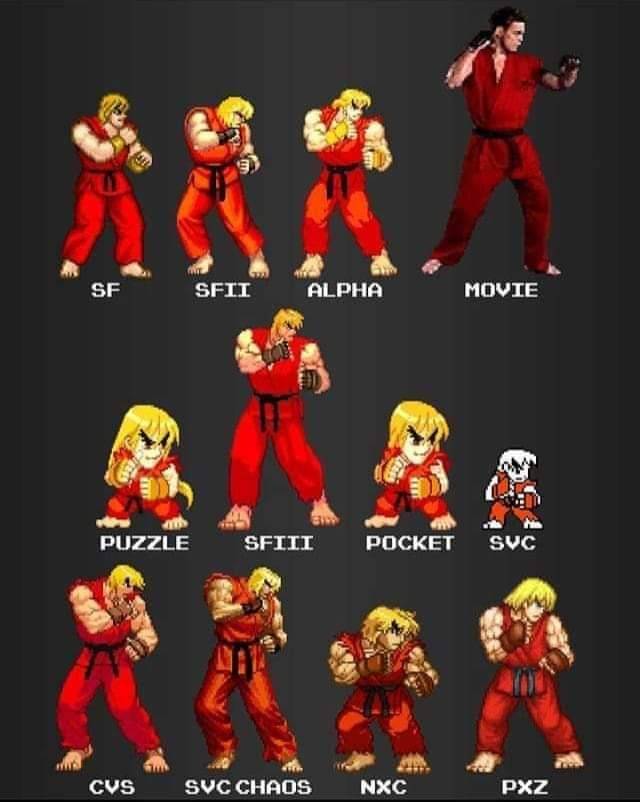 Press_Start9's tweet photo. Apariencias de #KenMaster de la saga de #StreetFighter https://t.co/t0WwrXluBZ