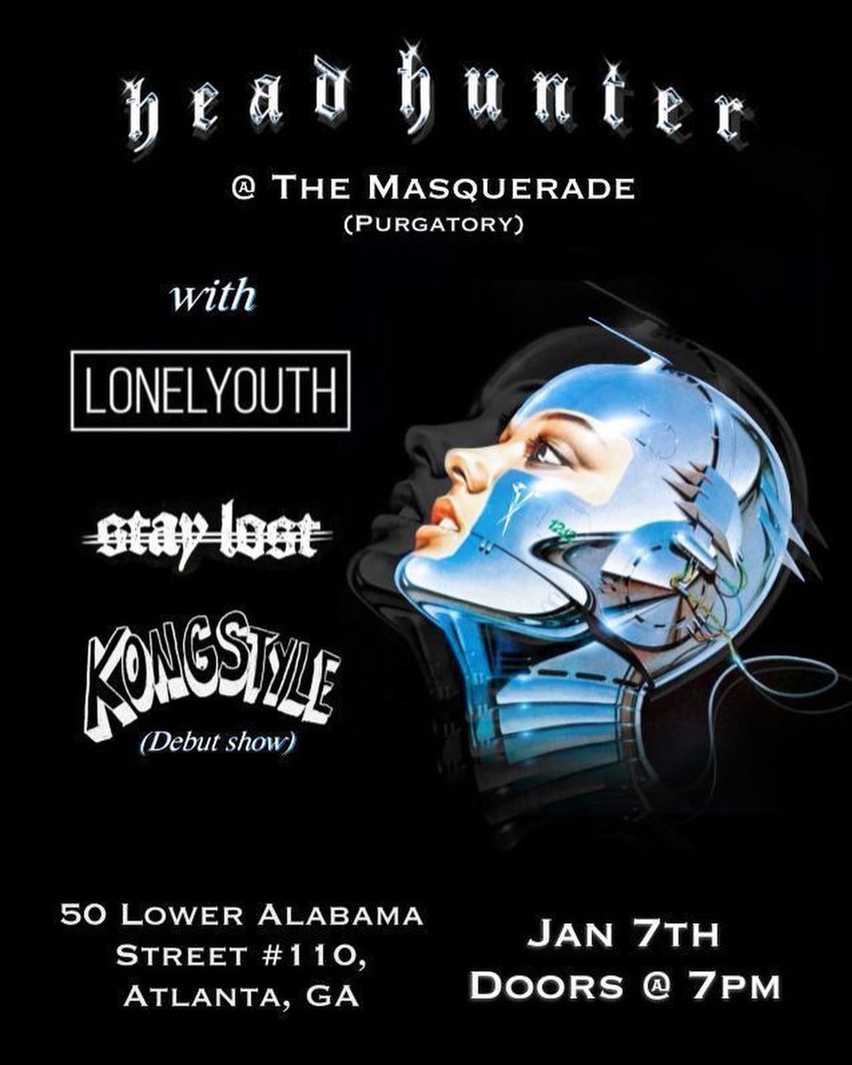 Next Friday in ATL. The SL/LY gangs roll through. Let’s get a little wild.

<a href="/lonelyouthrock/">LONELYOUTH - “RUIN” OUT NOW.</a> 
@STAYLOSTBAND