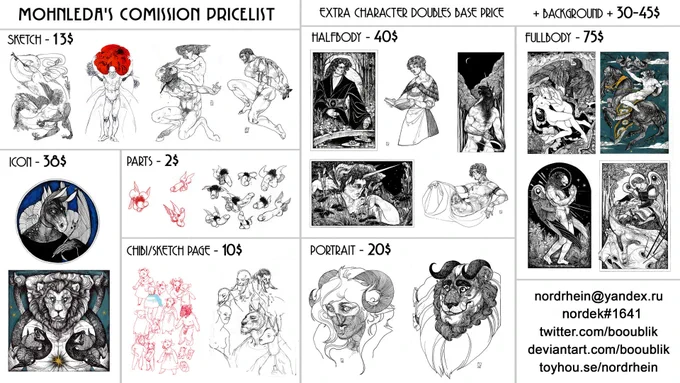 #MohnLeda's commissions are currently OPEN!

Contacts: 
dm // Nordek#1641 // https://t.co/fQ6lc6xXmU // nordrhein@yandex.ru 