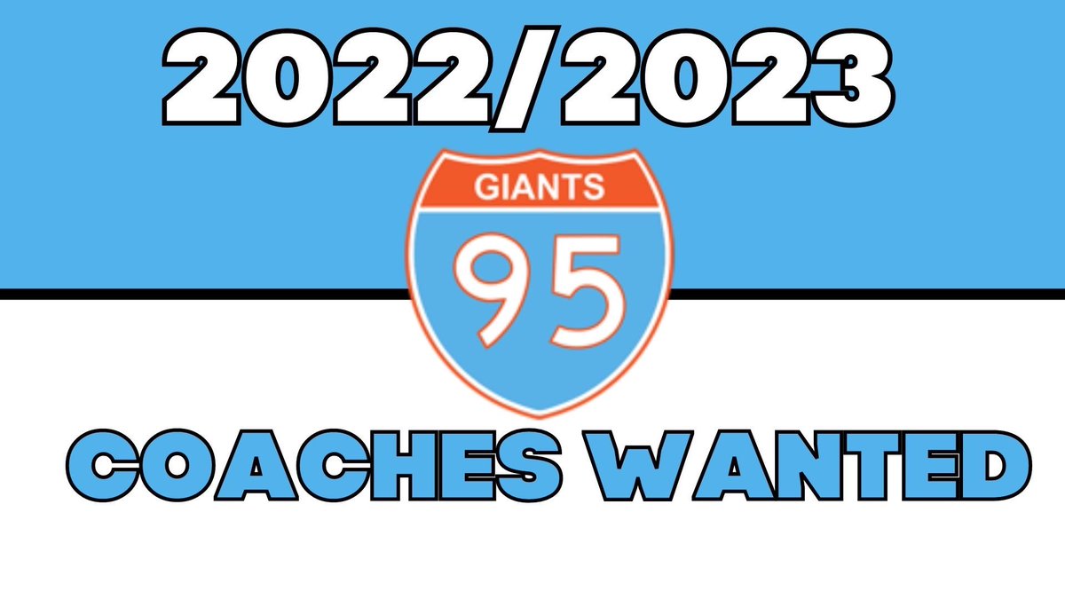 95HockeyGiants's tweet photo. The 95 Giants are actively hiring coaches for the 2022/2023 season!! 

If interested and meet the qualifications please contact Rob Liberatore with the requirements listed below💪🏼 https://t.co/LWFUYmjvrL