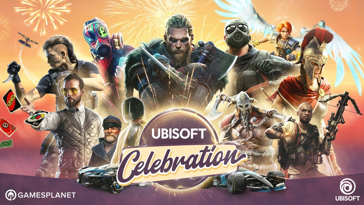 GamesplanetFR's tweet photo. Célébrez l'univers d' @Ubisoft avec la conclusion de l'#UbisoftCelebration et des offres allant jusqu'à -85% sur #AssassinsCreed , #Anno , #WatchDogs , #FarCry , #RainbowSixSiege et bien d'autres jusqu'au 31 décembre !
���� https://t.co/Y9cGZz04qq https://t.co/1FgsJABZPd