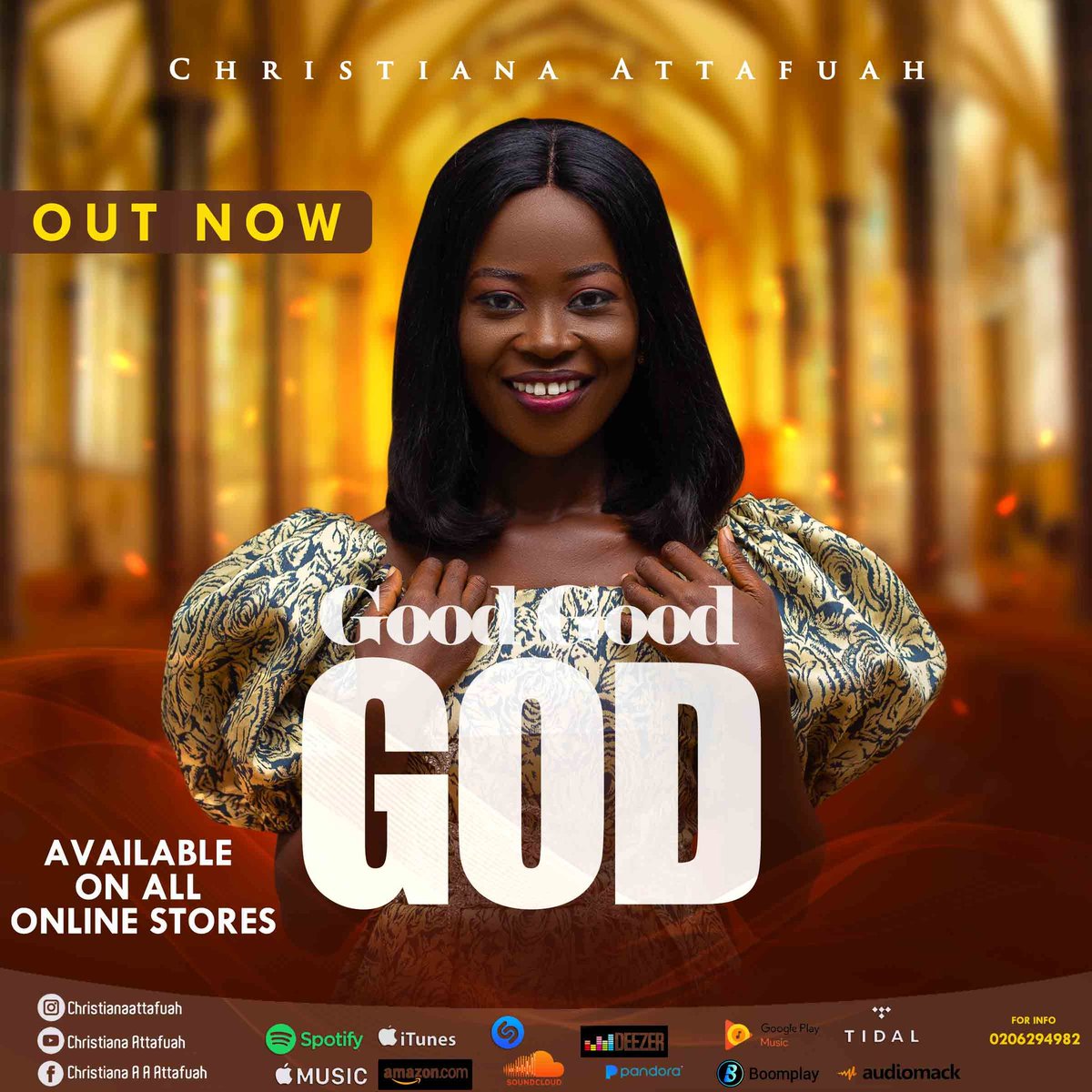 a_attafuah's tweet photo. OUT NOW!!! #GoodGoodGod #ChristianaAttafuah #ALifeWithHim https://t.co/aXRWElCa2k