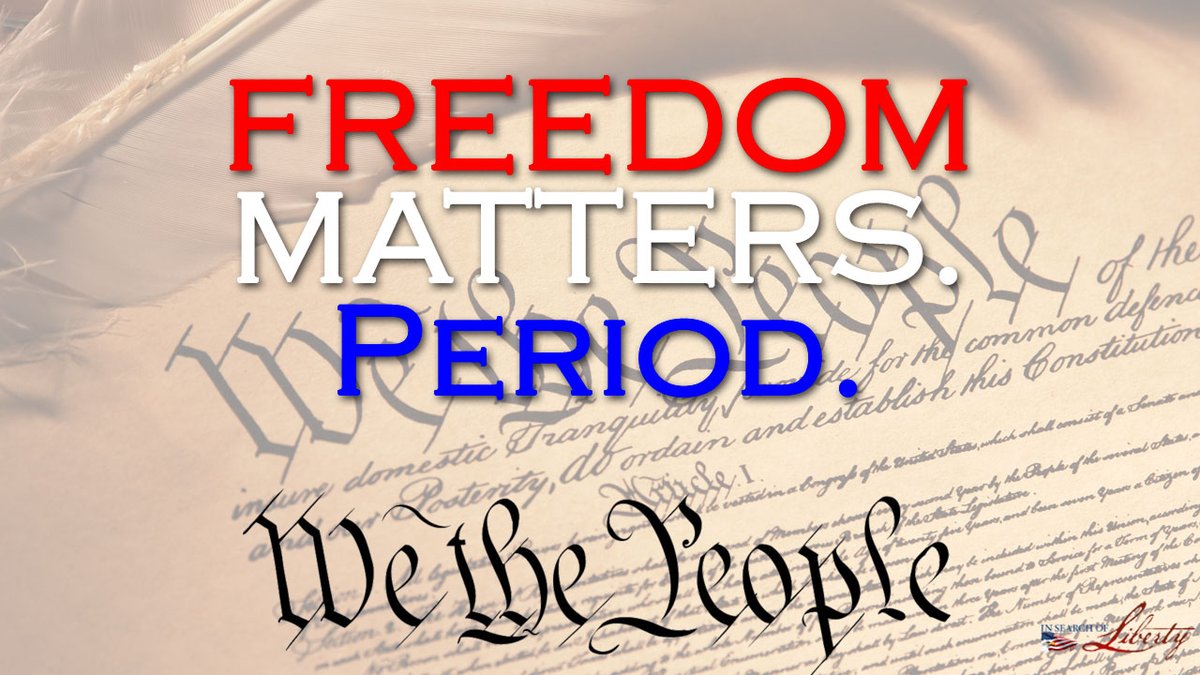 InSrchofLiberty's tweet photo. Our Founders fought for Freedom, Independence and our unalienable Rights. 🔔🔔🔔 Each succeeding generation has done the same. 🇺🇲🇺🇲🇺🇲 Know your rights. Defend your rights.  Check out the "In Search of Liberty" 🎦 Constitution movie.

Get yours ➡️ https://t.co/NmfJWnbpyN https://t.co/y7VZ4JAPId