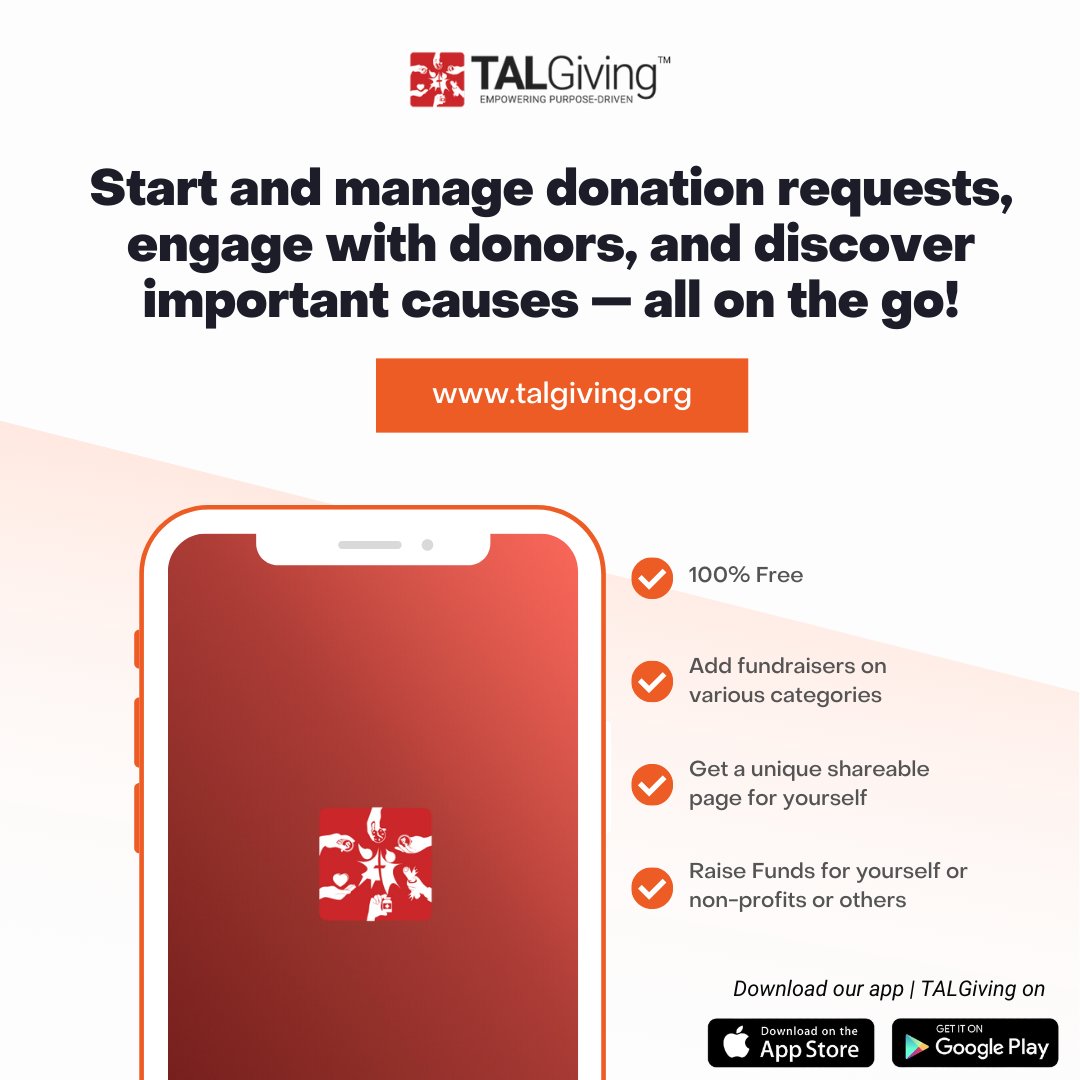 talgiving's tweet photo. An easy way to connect with donors from all over the world to help your cause. This way you can get more help than ever before. A perfect path to engage with people’s kindness. #talgiving #donors #fundraiser
Check out https://t.co/ABzImSoelw wow. https://t.co/FM91eWPqK6