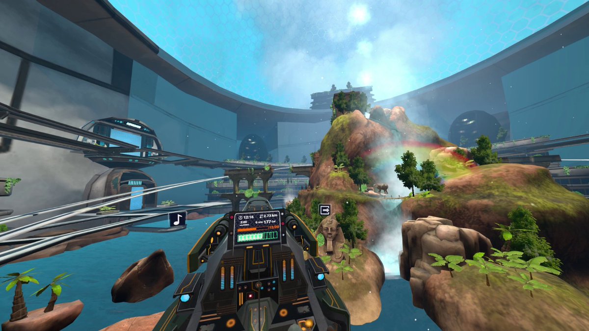 holofitvr's tweet photo. Who says that a dystopian future is only doom and gloom? π€
On your way to the #Cyberpunk High World, make sure to check out our gardens!
P.S. Beware the plants.π½
#HOLOFIT #VRFitness #OculusQuest #MoveForReal https://t.co/sZHGVJ1G37