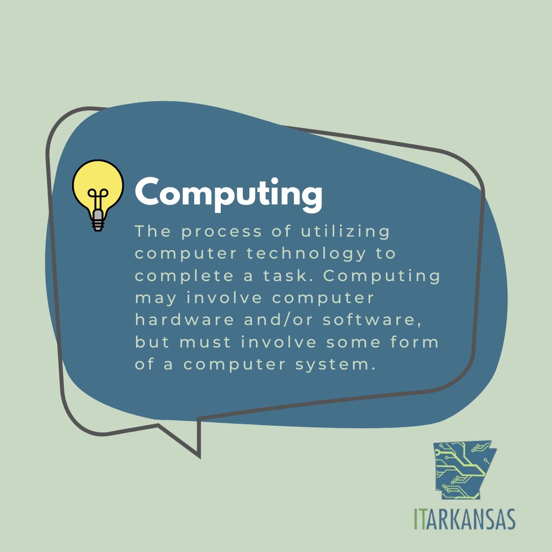 It's our last #TerminologyTuesday of the year!
To close us out, our #tech term this week is --- 

We hope that this series has helped you learn your way around the lingo #IT and if you'd like to it continue next year, let us know!

#ArkansasisIT #ITArkansas