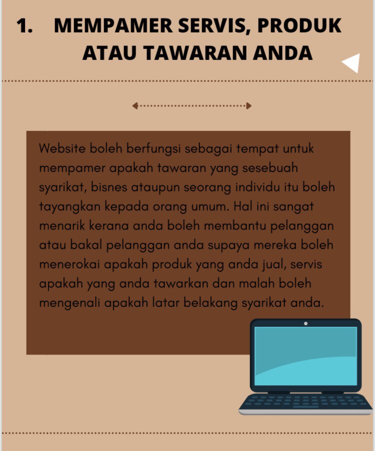bbestsakba's tweet photo. Pada zaman serba moden ini, pelbagai website telah dicipta bagi memudahkan kehidupan harian kita. Pernahkah anda terfikir untuk apa website dicipta? Disini kami akan kongsikan kepada anda 5 kegunaan website! #birolw #spektrumilmu https://t.co/odCzayqpCq