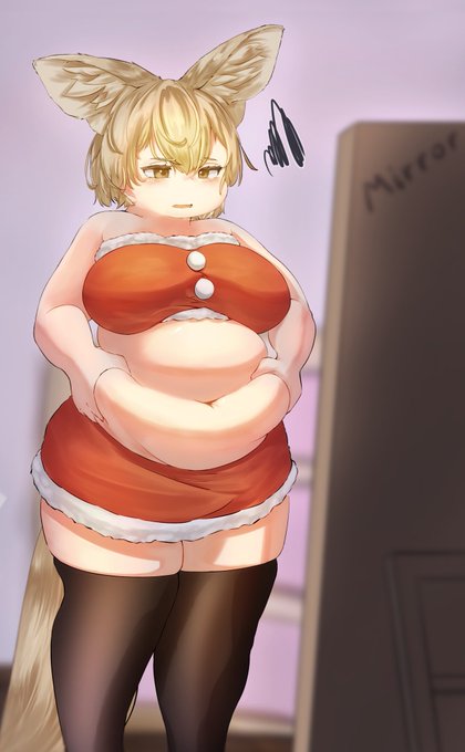 クリスマス兼肉の日絵 