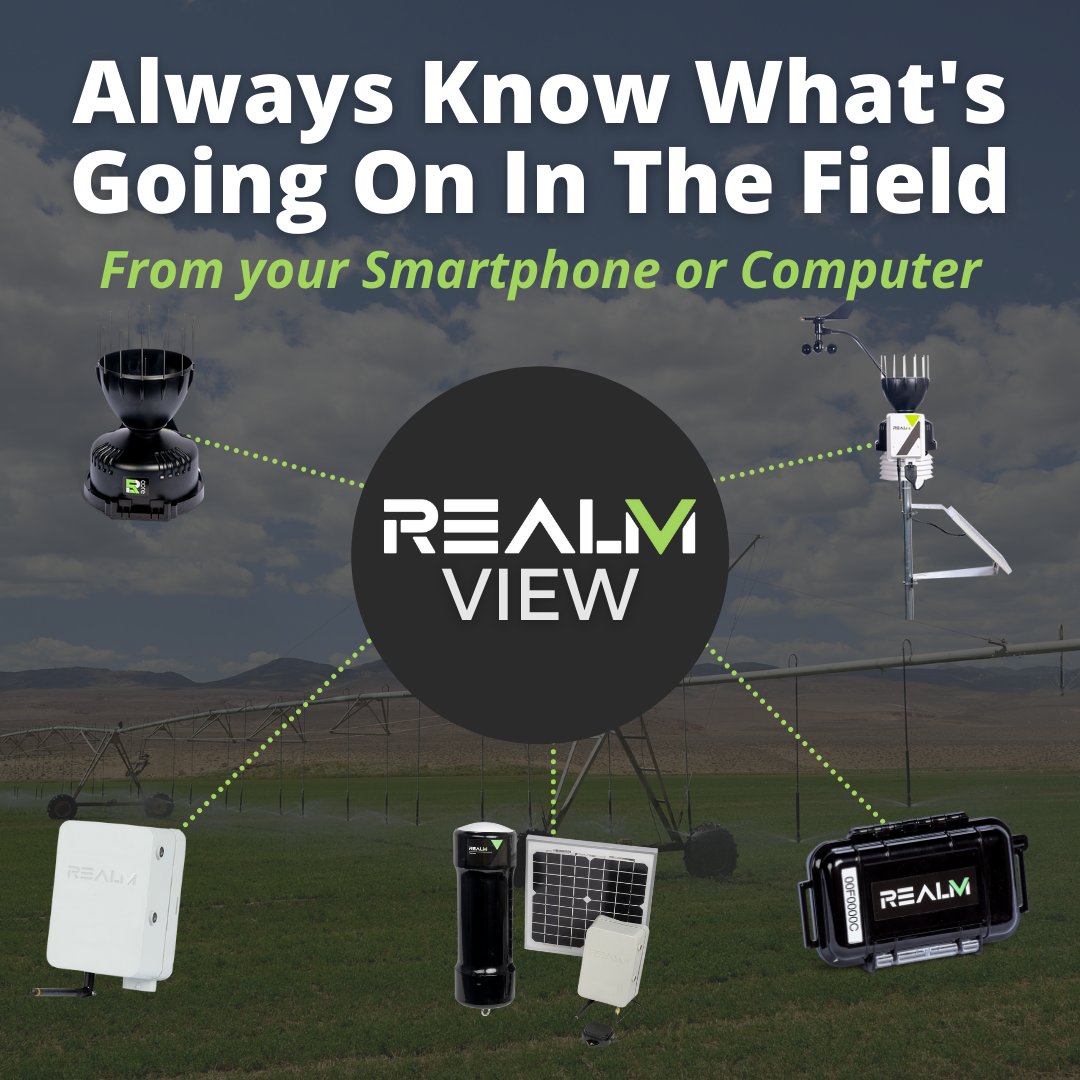 RealmFive's tweet photo. No two growing seasons are the same...with RealmFive View you can track Hyper-Local Weather so you know what’s happening in each field!
Visit https://t.co/EBMNMYAATF to learn more!
#agronomy #realmfive #agchat #farming #agribusiness #agtech #smartfarm #irrigation #pivot https://t.co/ehlheV1590