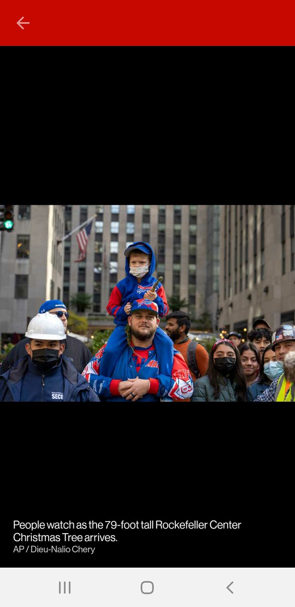 JohnFina's tweet photo. How about full reppin' at Rockefeller Center- #BillsMafia truly ubiquitous! https://t.co/aWu3QhztIl