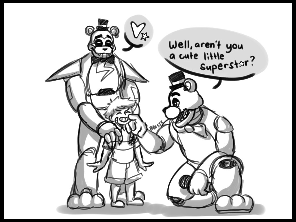 #FNAF #GregoryFNaF #glamrockFreddy #freddyfazbear

gregory meets grandpapa bear