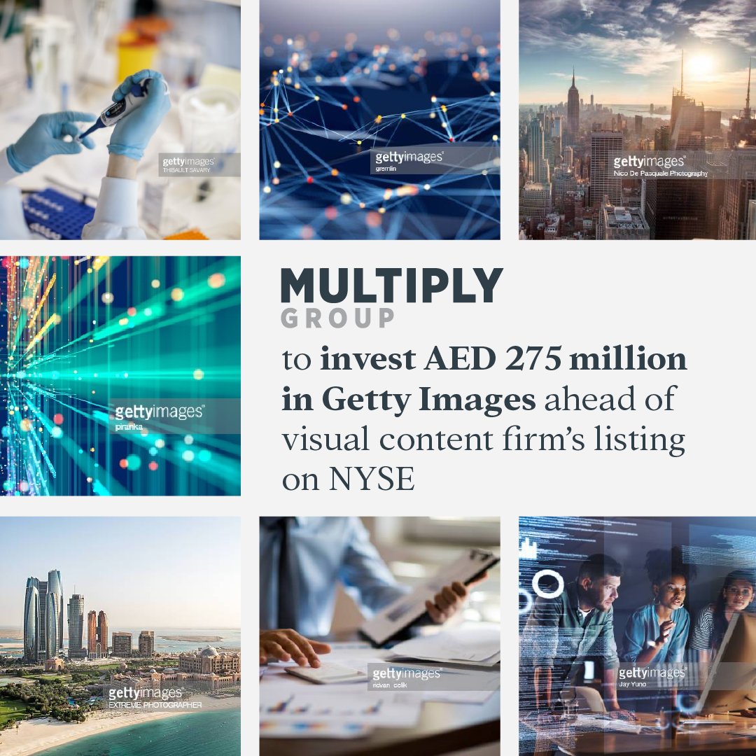 2pointzerogroup's tweet photo. We have signed a binding commitment to invest AED 275 million (US$75 million) in global visual content creator and marketplace Getty Images. https://t.co/VkFF8lO9Vu