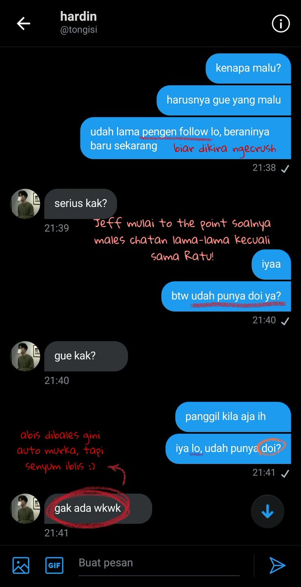 cakgrays's tweet photo. Gak ada wkwk -Hardin https://t.co/WQDawFBs3o