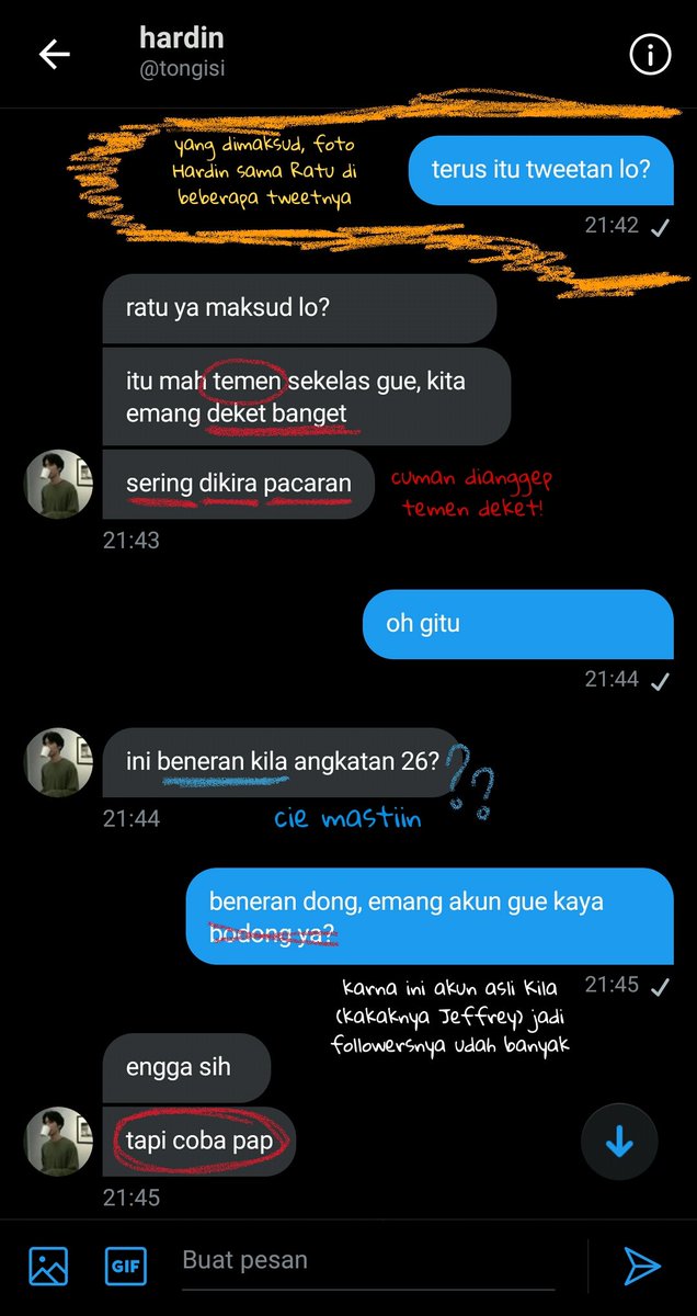 cakgrays's tweet photo. Kelakuannya si Hardin dibelakang Ratu https://t.co/1oz21FRLVk