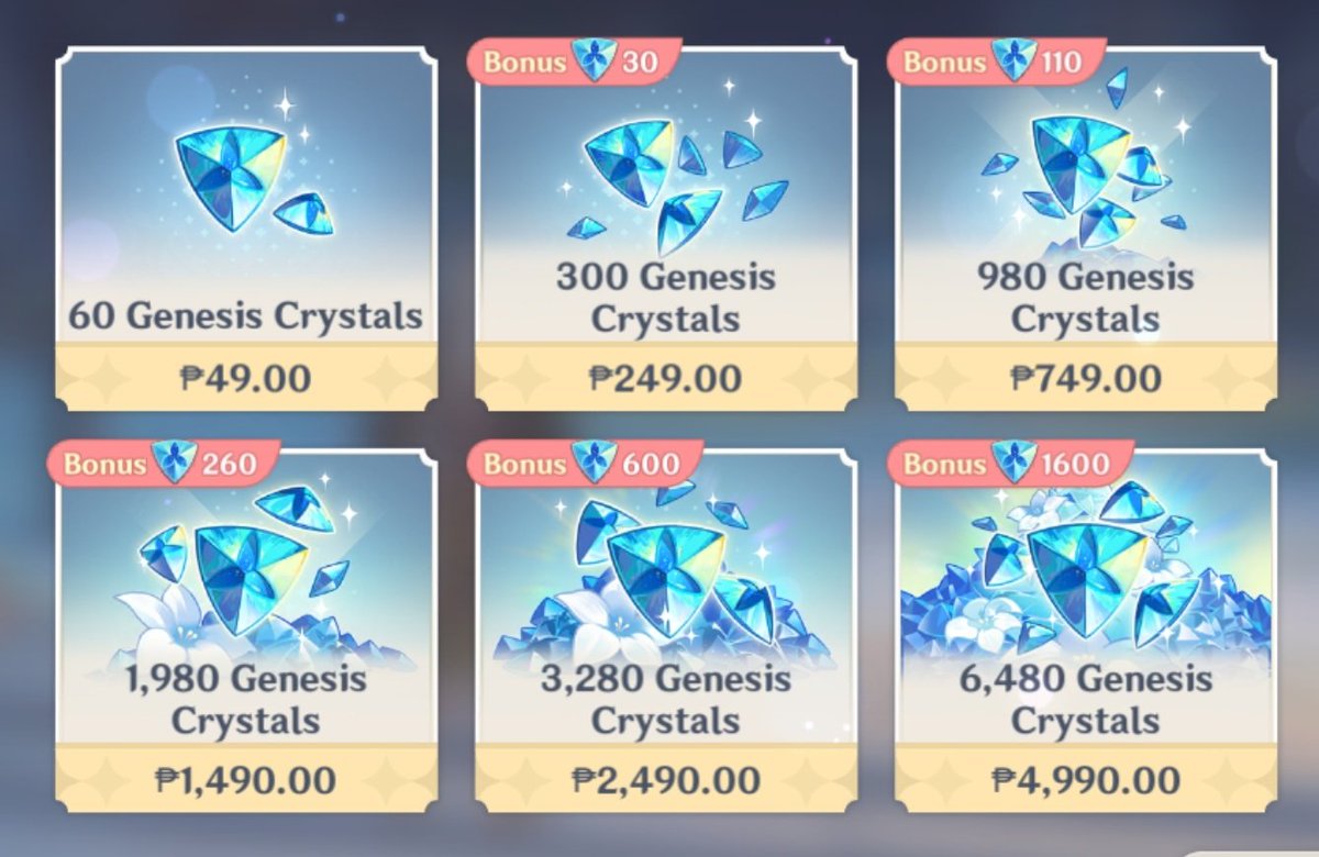 Genshin Impact  3280 + 600 Genesis Crystals