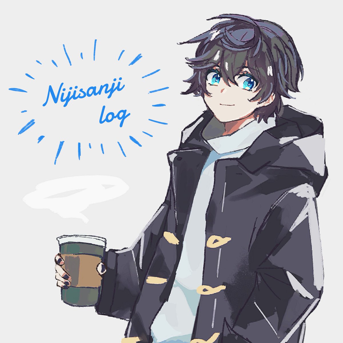 🌈🕒ログ表紙用前描いたのいじっただけだけど眼の色いい感じなったのでTwitterにも載せちゃおうと思った 